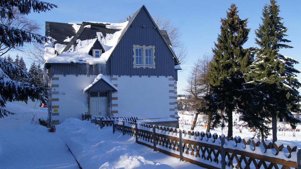 Die Villa im Winter Die Villa im Winter